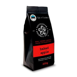 Krāsnī grauzdētas ābolu aromāta kafijas pupiņas coffeestar