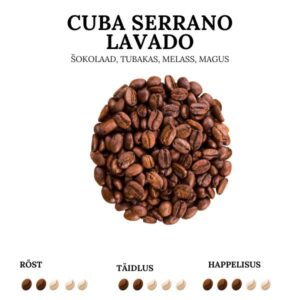 Cuba Serrano Lavado kvalitatīvs alkohols