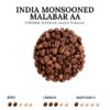 Indian Monsooned Malabar AA kvalitātes kafija